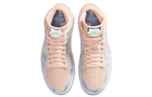 Nike Air Jordan 1 Mid Tops Se Retro Basketbalové Boty Pro Ženy Coral