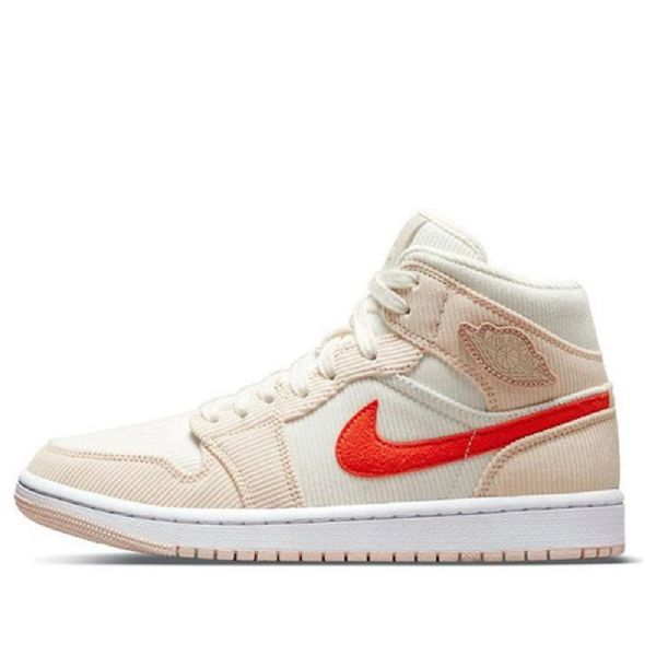 Nike Air Jordan 1 Mid Tops Se Retro Basketbalové Boty Pro Ženy Růžové