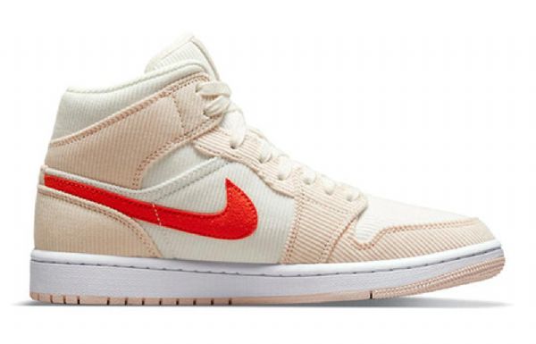 Nike Air Jordan 1 Mid Tops Se Retro Basketbalové Boty Pro Ženy Růžové