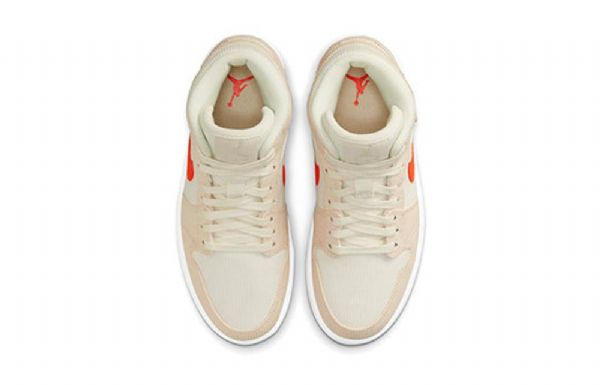 Nike Air Jordan 1 Mid Tops Se Retro Basketbalové Boty Pro Ženy Růžové