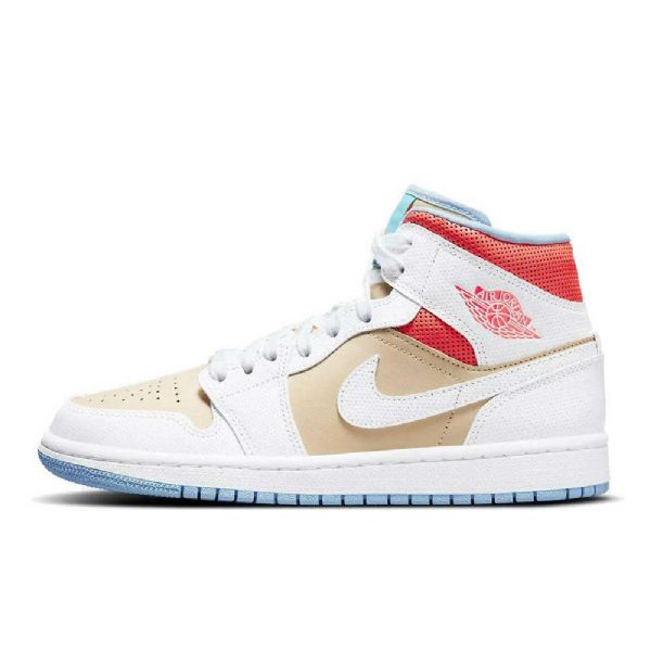 Nike Air Jordan 1 Mid Tops Se Sesame Boty Pro Muže Vícebarevné