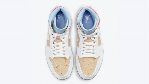 Nike Air Jordan 1 Mid Tops Se Sesame Boty Pro Muže Vícebarevné