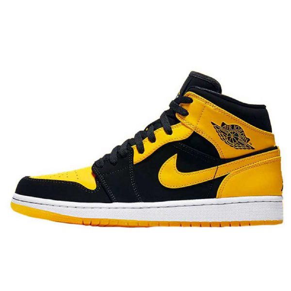 Nike Air Jordan 1 New Love Boty Pro Muže Černá Žlutá
