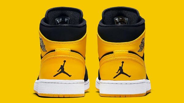 Nike Air Jordan 1 New Love Boty Pro Muže Černá Žlutá