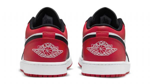 Nike Air Jordan 1 Nízké Boty Se Širokou Špičkou Pro Ženy Černá Červená Bílá