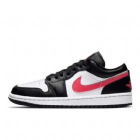 Nike Air Jordan 1 Nízké Boty Siren Pro Muže Černá Bílý Červený