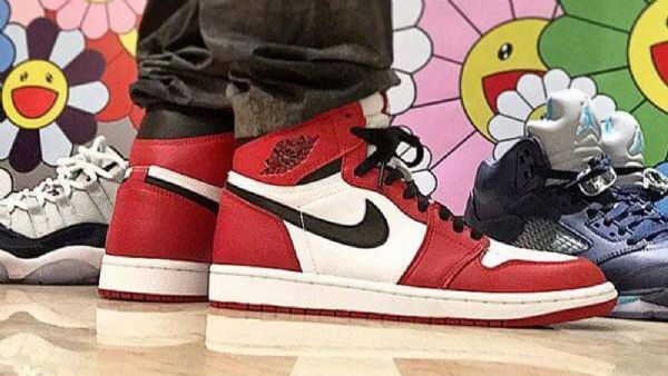Nike Air Jordan 1 Og High Tops Chicago Boty Pro Muže Burgundy Bílý