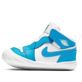 Nike Air Jordan 1 Retro Cb Basketbalové Boty Pro Děti Modrobílé