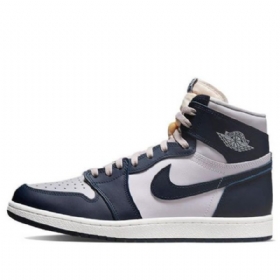 Nike Air Jordan 1 Retro High Tops Basketbalové Boty Pro Muže Tmavě Modrá Coral