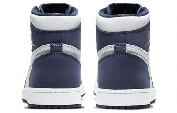 Nike Air Jordan 1 Retro High Tops Co.jp Basketbalové Boty Pro Muže Tmavě Modrá Modrý