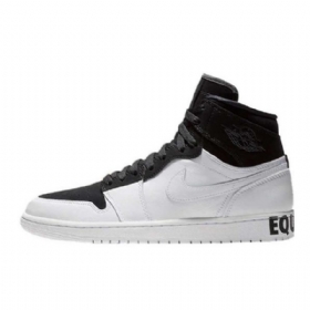 Nike Air Jordan 1 Retro High Tops Equality Boty Pro Muže Černá Bílý