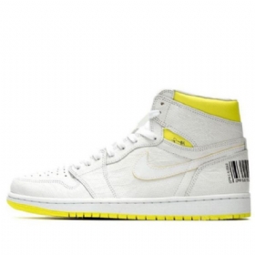 Nike Air Jordan 1 Retro High Tops Og Basketbalové Boty Pro Muže Bílá Zelená