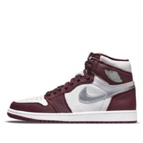 Nike Air Jordan 1 Retro High Tops Og Basketbalové Boty Pro Muže Burgundsko