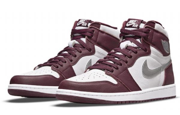 Nike Air Jordan 1 Retro High Tops Og Basketbalové Boty Pro Muže Burgundsko