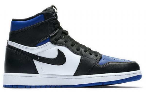 Nike Air Jordan 1 Retro High Tops Og Basketbalové Boty Pro Muže Černá Bílá Modrá