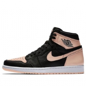 Nike Air Jordan 1 Retro High Tops Og Basketbalové Boty Pro Muže Černá Coral