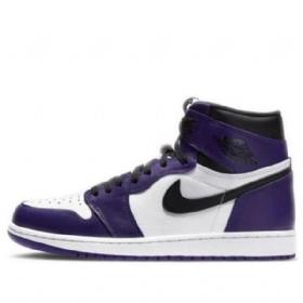Nike Air Jordan 1 Retro High Tops Og Basketbalové Boty Pro Muže Fialová