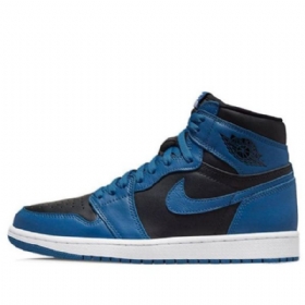 Nike Air Jordan 1 Retro High Tops Og Basketbalové Boty Pro Muže Tmavě Modré