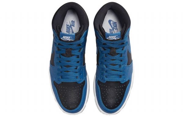 Nike Air Jordan 1 Retro High Tops Og Basketbalové Boty Pro Muže Tmavě Modré
