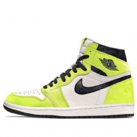 Nike Air Jordan 1 Retro High Tops Og Basketbalové Boty Pro Muže Zelenobílá