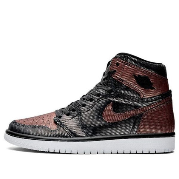 Nike Air Jordan 1 Retro High Tops Og Basketbalové Boty Pro Ženy Černá Hnědý