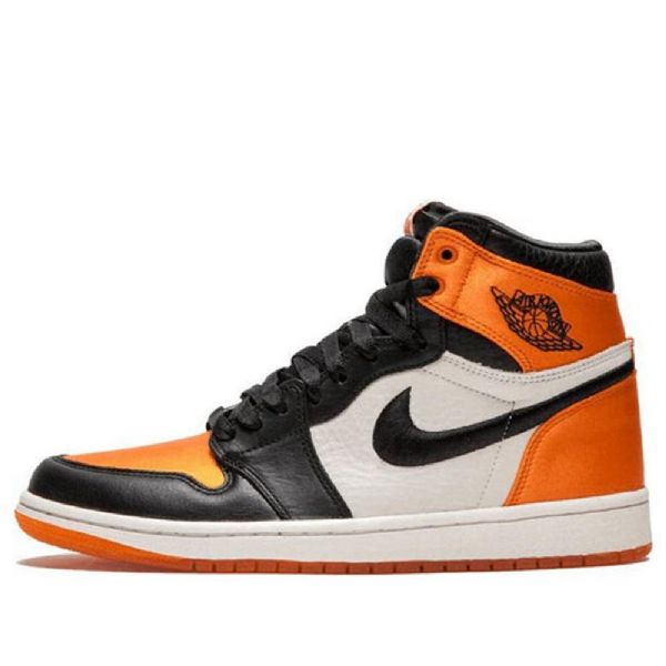 Nike Air Jordan 1 Retro High Tops Og Basketbalové Boty Pro Ženy Černá Oranžový