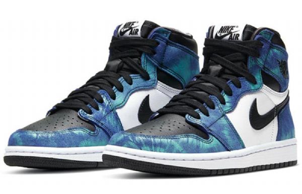 Nike Air Jordan 1 Retro High Tops Og Basketbalové Boty Pro Ženy Modré
