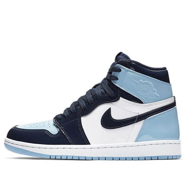 Nike Air Jordan 1 Retro High Tops Og Basketbalové Boty Pro Ženy Modré