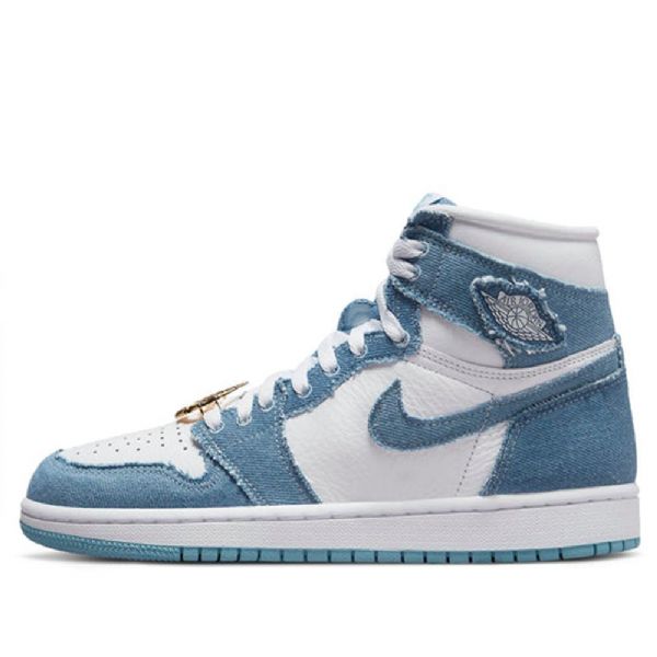 Nike Air Jordan 1 Retro High Tops Og Basketbalové Boty Pro Ženy Námořnická Modrá