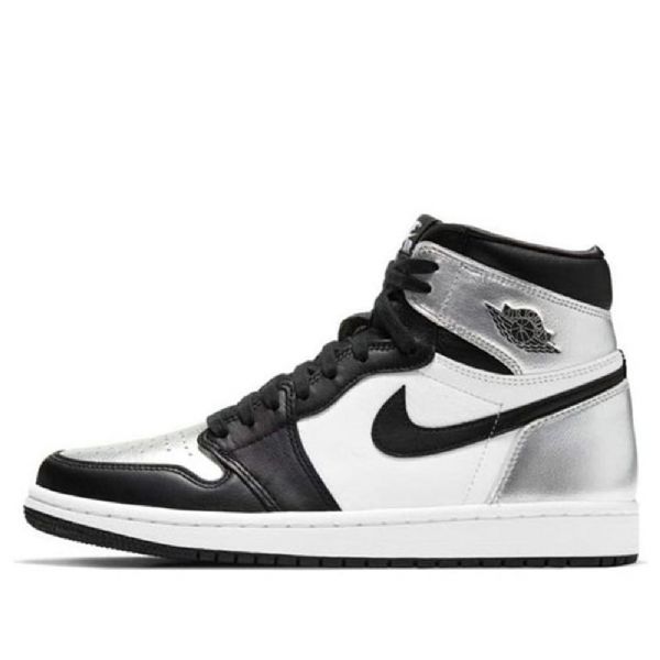 Nike Air Jordan 1 Retro High Tops Og Basketbalové Boty Pro Ženy Stříbrné