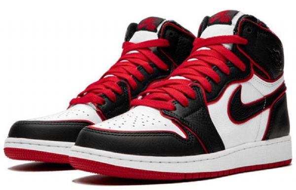 Nike Air Jordan 1 Retro High Tops Og Bg Basketbalové Boty Pro Muže Černá Bílý