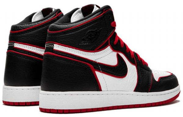 Nike Air Jordan 1 Retro High Tops Og Bg Basketbalové Boty Pro Muže Černá Bílý