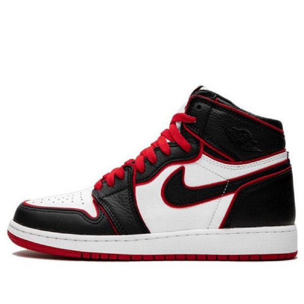 Nike Air Jordan 1 Retro High Tops Og Bg Basketbalové Boty Pro Muže Černá Bílý