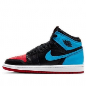 Nike Air Jordan 1 Retro High Tops Og Ps Basketbalové Boty Pro Muže Černá Modrý