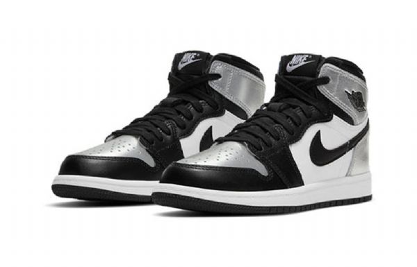 Nike Air Jordan 1 Retro High Tops Og Ps Basketbalové Boty Pro Muže Stříbrné
