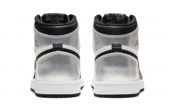 Nike Air Jordan 1 Retro High Tops Og Ps Basketbalové Boty Pro Muže Stříbrné