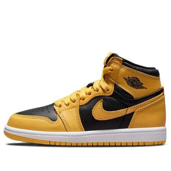 Nike Air Jordan 1 Retro High Tops Og Ps Basketbalové Boty Pro Muže Žlutá Bílá