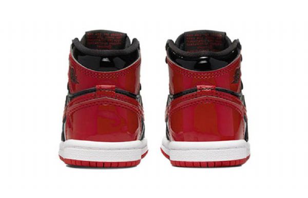 Nike Air Jordan 1 Retro High Tops Og Td Basketbalové Boty Pro Děti Bílá Červená
