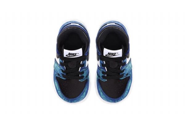 Nike Air Jordan 1 Retro High Tops Og Td Basketbalové Boty Pro Děti Pro Modré