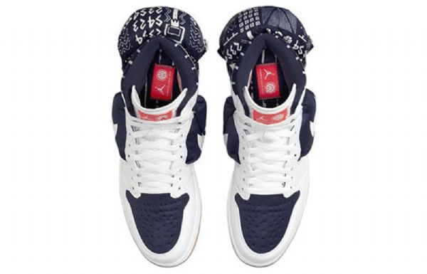 Nike Air Jordan 1 Retro High Tops Og Utility Basketbalové Boty Pro Muže Tmavě Modrá Modrý