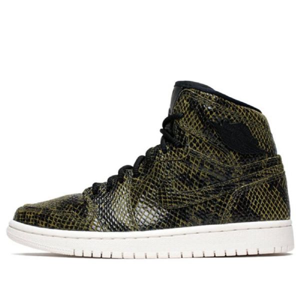 Nike Air Jordan 1 Retro High Tops Prémiové Basketbalové Boty Pro Ženy Armyzelená