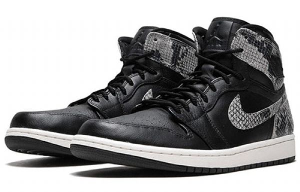 Nike Air Jordan 1 Retro High Tops Prémiové Basketbalové Boty Pro Ženy Černé