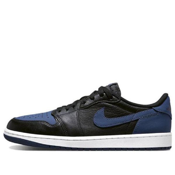 Nike Air Jordan 1 Retro Low Tops Og Basketbalové Boty Pro Muže Tmavě Modrá Modrý