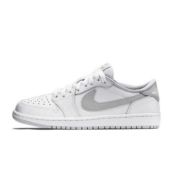Nike Air Jordan 1 Retro Low Tops Og Boty Pro Muže Bílá Šedá