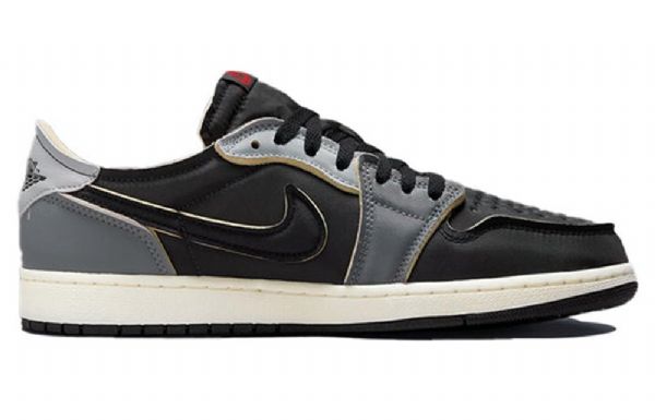 Nike Air Jordan 1 Retro Low Tops Og Ex Basketbalové Boty Pro Muže Tmavě Šedá
