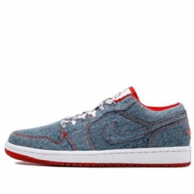 Nike Air Jordan 1 Retro Nízké Topy Basketbalové Boty Pro Ženy V Tmavě Modré Barvě