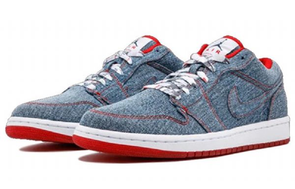 Nike Air Jordan 1 Retro Nízké Topy Basketbalové Boty Pro Ženy V Tmavě Modré Barvě