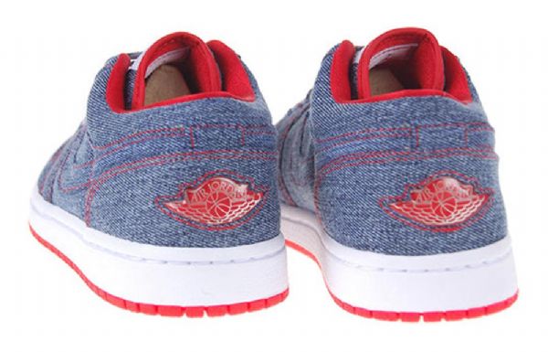Nike Air Jordan 1 Retro Nízké Topy Basketbalové Boty Pro Ženy V Tmavě Modré Barvě