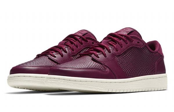 Nike Air Jordan 1 Retro Nízké Topy Ns Basketbalové Boty Pro Ženy Burgundsko