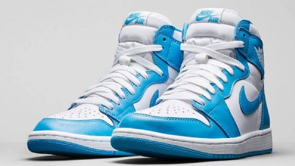 Nike Air Jordan 1 Retro Pudrové Boty Pro Muže Modrobílé
